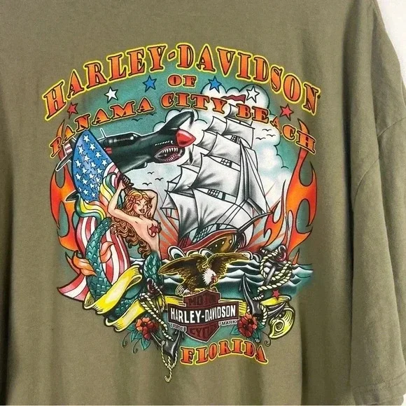 Harley Davidson Panama City Florida Shirt - Picture 4 of 7